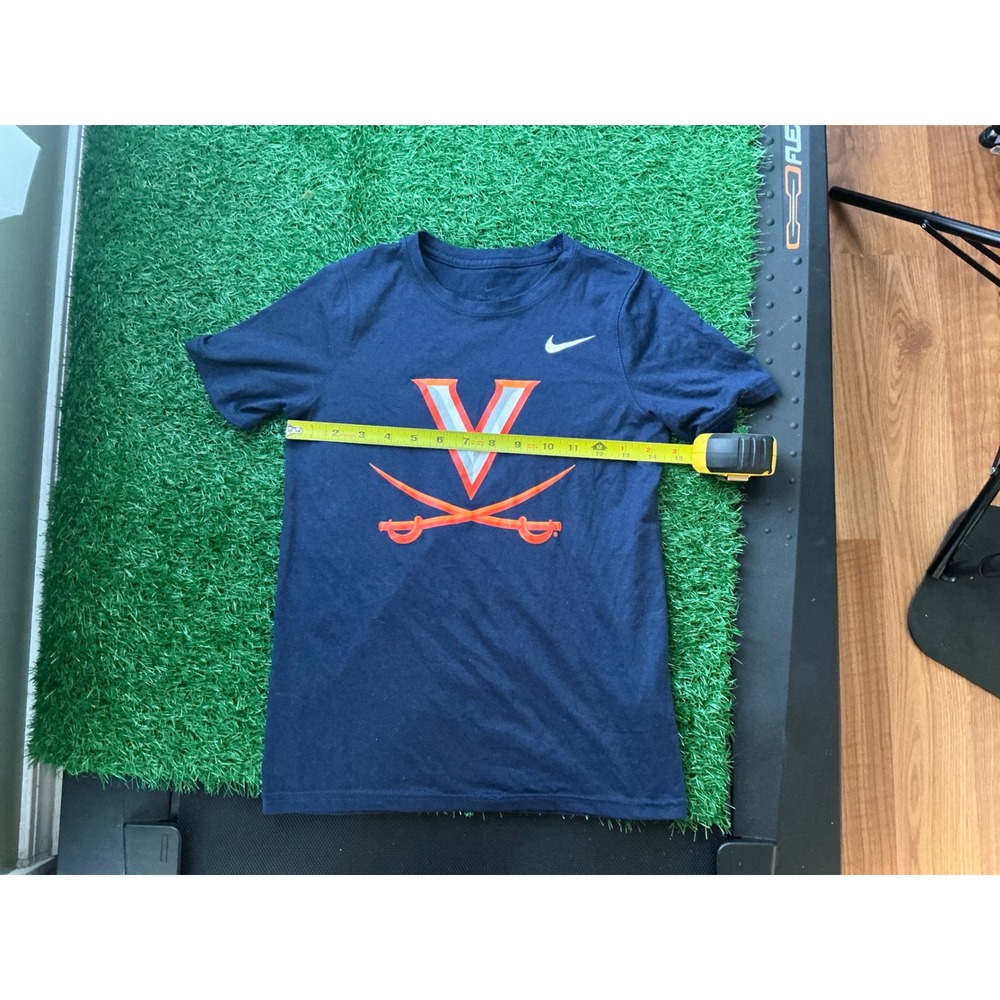 Nike UVA Virginia Cavaliers Dri-FIT T-Shirt Navy Blue Youth Medium M